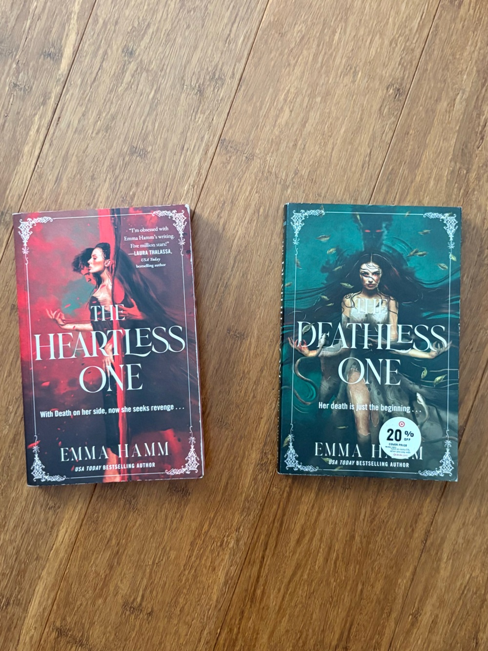 The Heartless One & The Deathless One by Emma Hamm , paperback